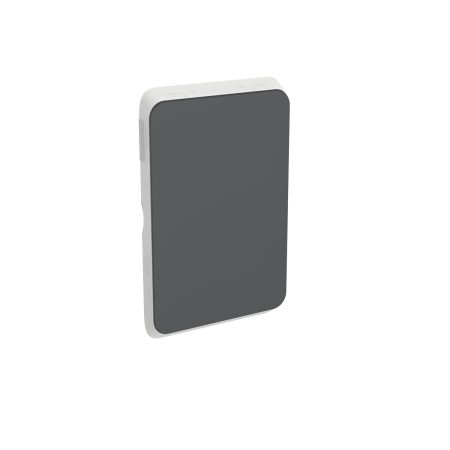 Clipsal Iconic Cover Skin Blank Plate Anthracite | 3040C-AN