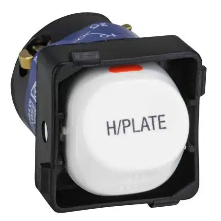 Clipsal 30 Series Switch Mech 35A Marked HPLATE White Electric | 30M35-HPLATE-WE