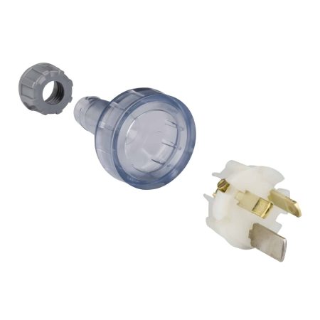 Clipsal Plug Top 15A 3 Pin Transparent Suitable for 1.5mm Cable | 439S15-TR