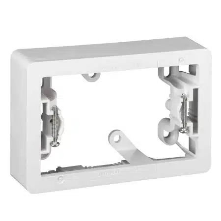Clipsal Iconic Standard Mounting Block 1 Gang 34mm Vivid White | 449AB-VW