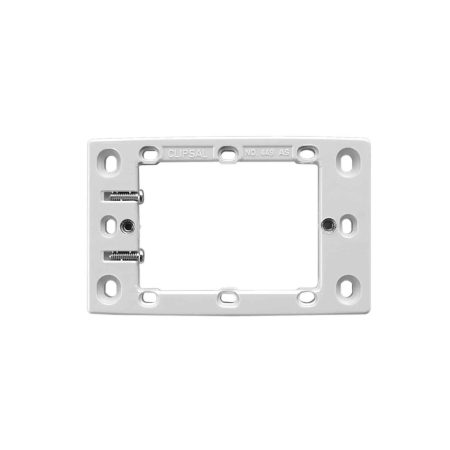 Clipsal 10mm Shallow Mounting Block White Electric | 449AS-WE