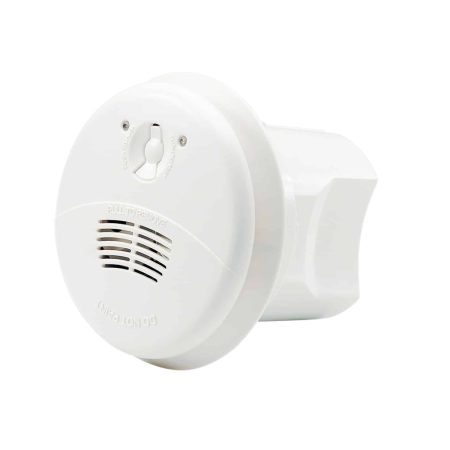 Clipsal Photoelectric Smoke Alarm Firetek Flush Mount 240V Mains Powered 9V Battery Backup | 755PFM4
