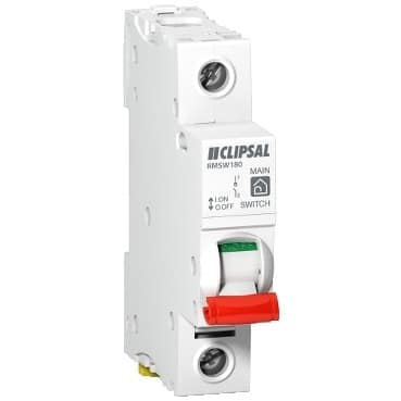 Clipsal Resi MAX Main Switch 1P 80A 250V | RMSW180
