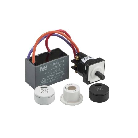 Clipsal Saturn Zen Fan Speed Controller Rotary 3 Speed 75W | Z4060CSFM