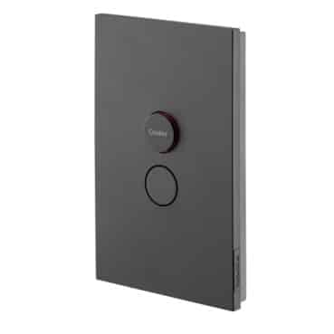 Clipsal Saturn Zen 1 Gang Cooker Switch 45A Zen Black | Z4061/45-ZB