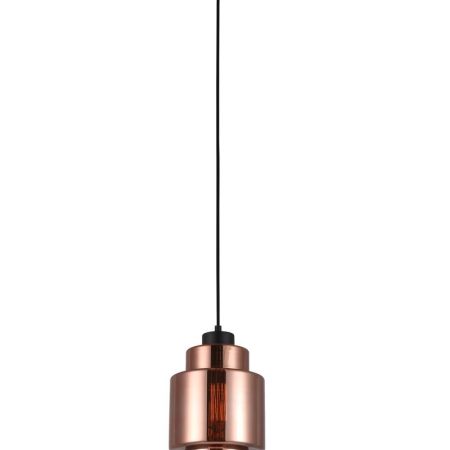 CLA PENDANT ES Copper Coloured Glass DBL CYLINDER OD170mm | LAMINA3