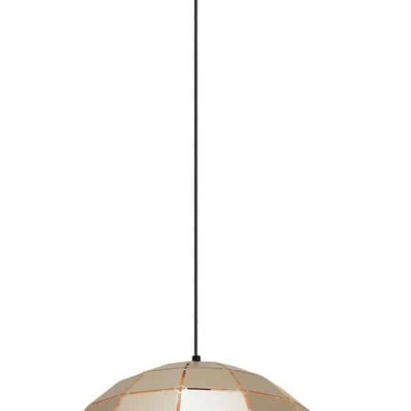 CLA PENDANT ES Champagne Gold Tiled DOME OD400mm | ARMIS8