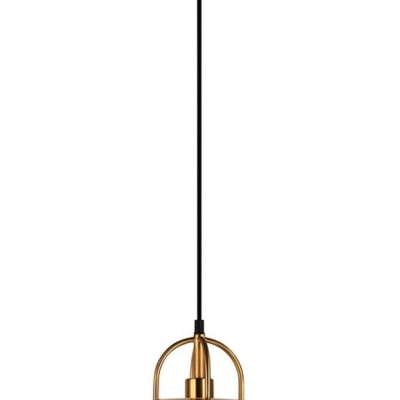 CLA PENDANT ES Antique Brass OBLONG w/Amber Glass Coolie OD315mm | PAPILLON2
