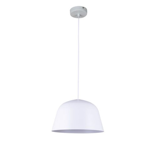 CLA PENDANT ES Matt Wh ANGLED DOME OD250mm | PASTEL01A