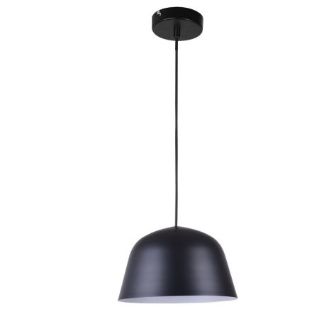 CLA PENDANT ES Matt Blk ANGLED DOME OD250mm | PASTEL02A