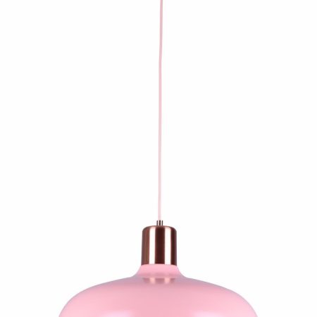 CLA PENDANT ES Matt Pink DOME w/Copper Highlight OD400mm | PASTEL10A