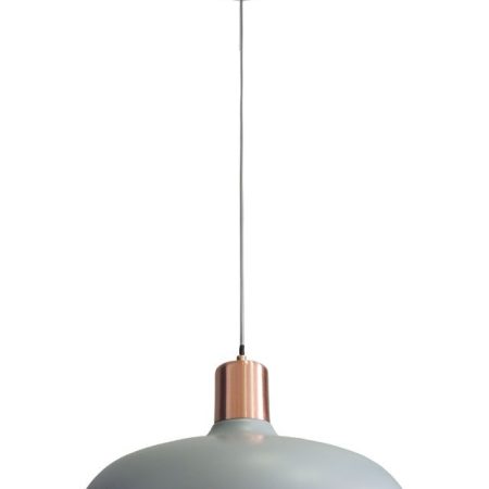 CLA PENDANT ES Matt Grey DOME w/Copper Highlight OD400mm | PASTEL11A