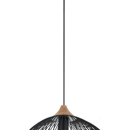 CLA PENDANT ES Blk WIRE DOME w/wavy edge OD400mm | SPIAGGIA1