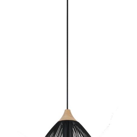 CLA PENDANT ES Blk WIRE CONE w/wavy edge OD330mm | SPIAGGIA3