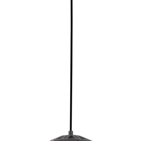 CLA PENDANT ES Matt Blk Embossed Tiled WINE GLASS OD300mm | TUILE4