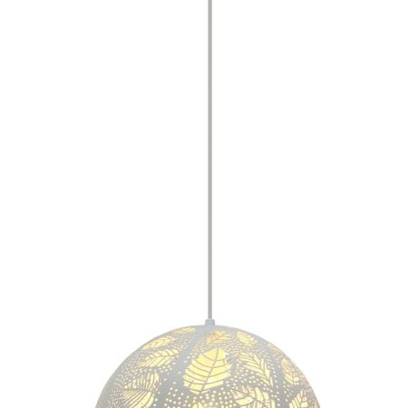 CLA PENDANT ES WH Embossed DOME OD300mm w/Wh | BOTANICA01