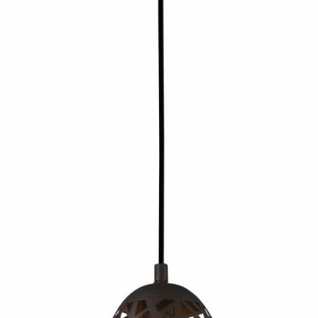 CLA PENDANT ES 72W Black Iron Cage Ellipse OD140mm x H200mm | ESCAMA1