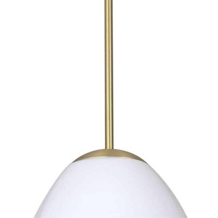 CLA PENDANT ES Antique Brass / Frosted Tipped (Matt) Dome Glass OD280mm | CIOTOLA4
