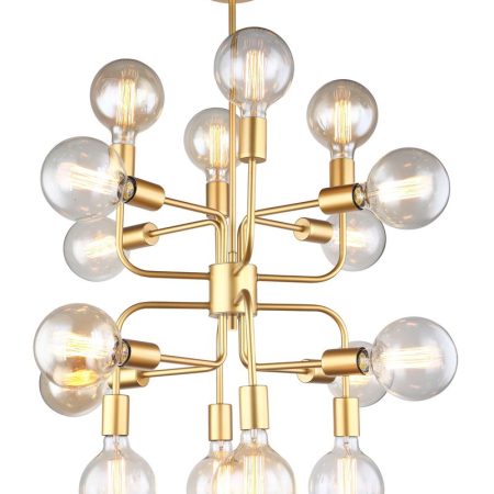 CLA PENDANT ESx16 Matt Gold 8 x C Arms OD505mm | HEXADE2