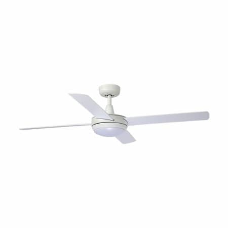 Fanco Eco Silent DC Ceiling Fan with LED Light & Remote – White 48″