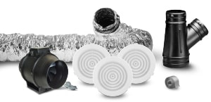 Fantech Trade Heat Transfer In-Line Duct Mounted Fan Kit 1 to 1 Room | FTPHTK1-1