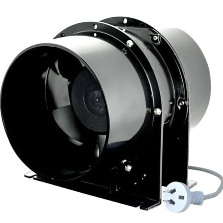 Fantech Trade In-Line Axial Fan 150mm 310m3/hr c/w Flex & Plug IP44 | MTP132
