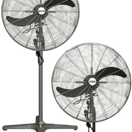 Fantech Trade Wall Fan Industrial Oscillating 630mm 3 Speed Grey | PWET634-03SP