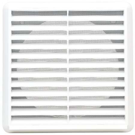 Fantech Trade External Grille Fixed Louvre 200mm White | PFL200