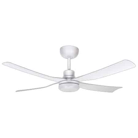 Fantech Trade Scud Ceiling Fan DC Motor 48inch (1220mm) 4 ABS Blades & LED White