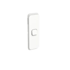 Clipsal Iconic 1 Gang Architrave Switch With LED 10A Vivid White | 3041AL-VW