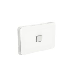 Clipsal Iconic 1 Gang Switch Horizontal 10A Vivid White | 3041HA-VW