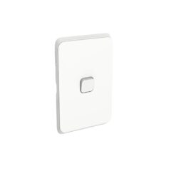 Clipsal Iconic 1 Gang Grid and Plate Vivid White | 3041VH-VW