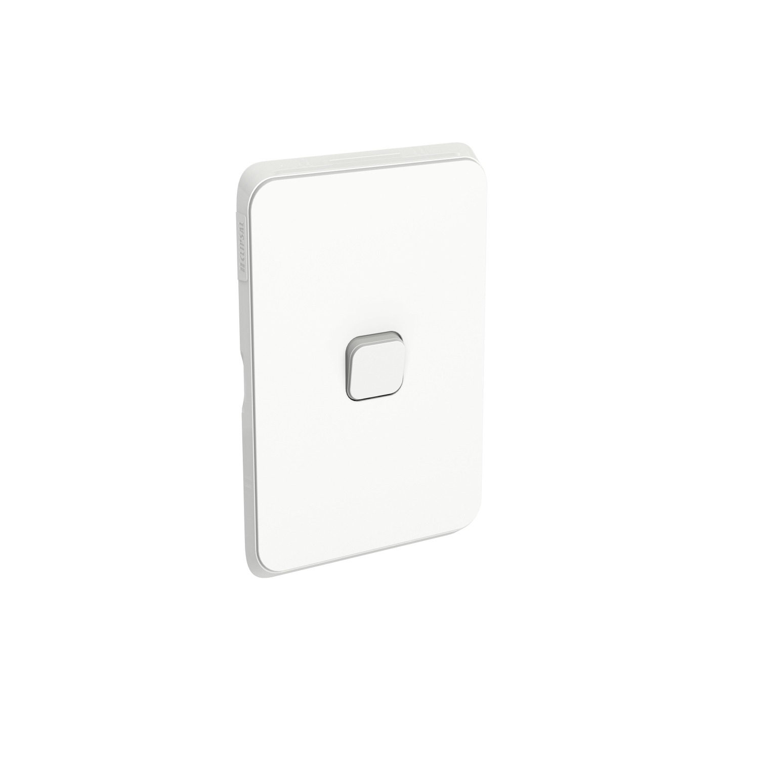 Clipsal Iconic 1 Gang Grid and Plate Vivid White | 3041VH-VW