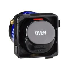 Clipsal 30 Series Switch Mech 35A Marked OVEN Black Electric | 30M35OV-BK