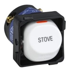 Clipsal 30 Series Switch Mech 35A Marked STOVE White Electric | 30M35-STOVE-WE