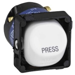 Clipsal 30 Series Switch Mech Momentary Bell Press Rocker 10A Marked PRESS White Electric | 30MBPR-WE