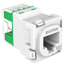 Clipsal 30 Series R45 Data Jack Cat5E White | 30RJ45SMA5C-WE
