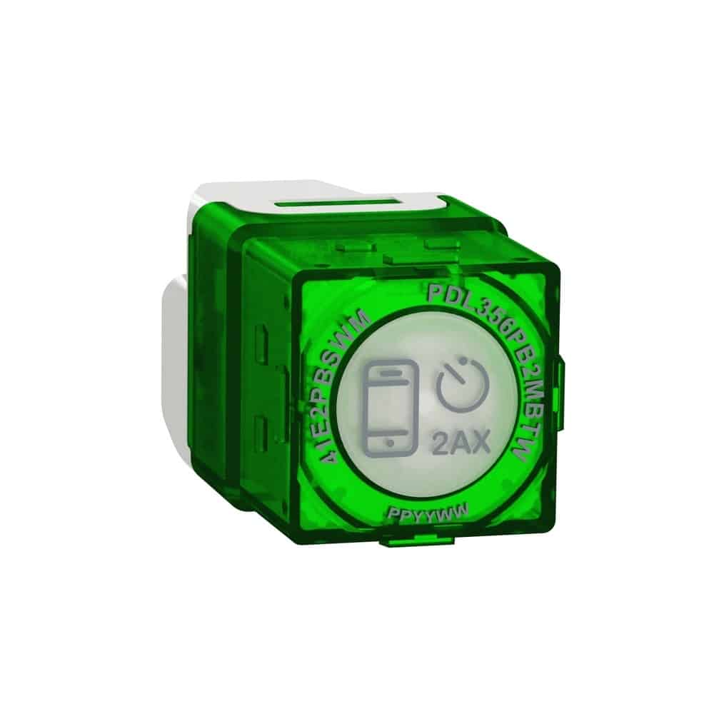 Clipsal Iconic Wiser Connected Smart Switch BLE Default Mode 2AX 240V | 41E2PBSWM-VW - Image 3