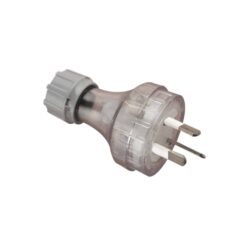 Clipsal Plug Top Extra Heavy Duty 10A 3 Pin Transparent Suitable for 1.5mm Cable | 439SXHD-TR