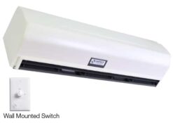 Fantech Trade Air Curtain c/w 2 Speed Wall Switch 18M/Sec 1200mm Long | AC1212WS