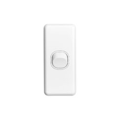 Clipsal Classic C2000 1 Gang Architrave Switch 10A White Electric | C2030-WE