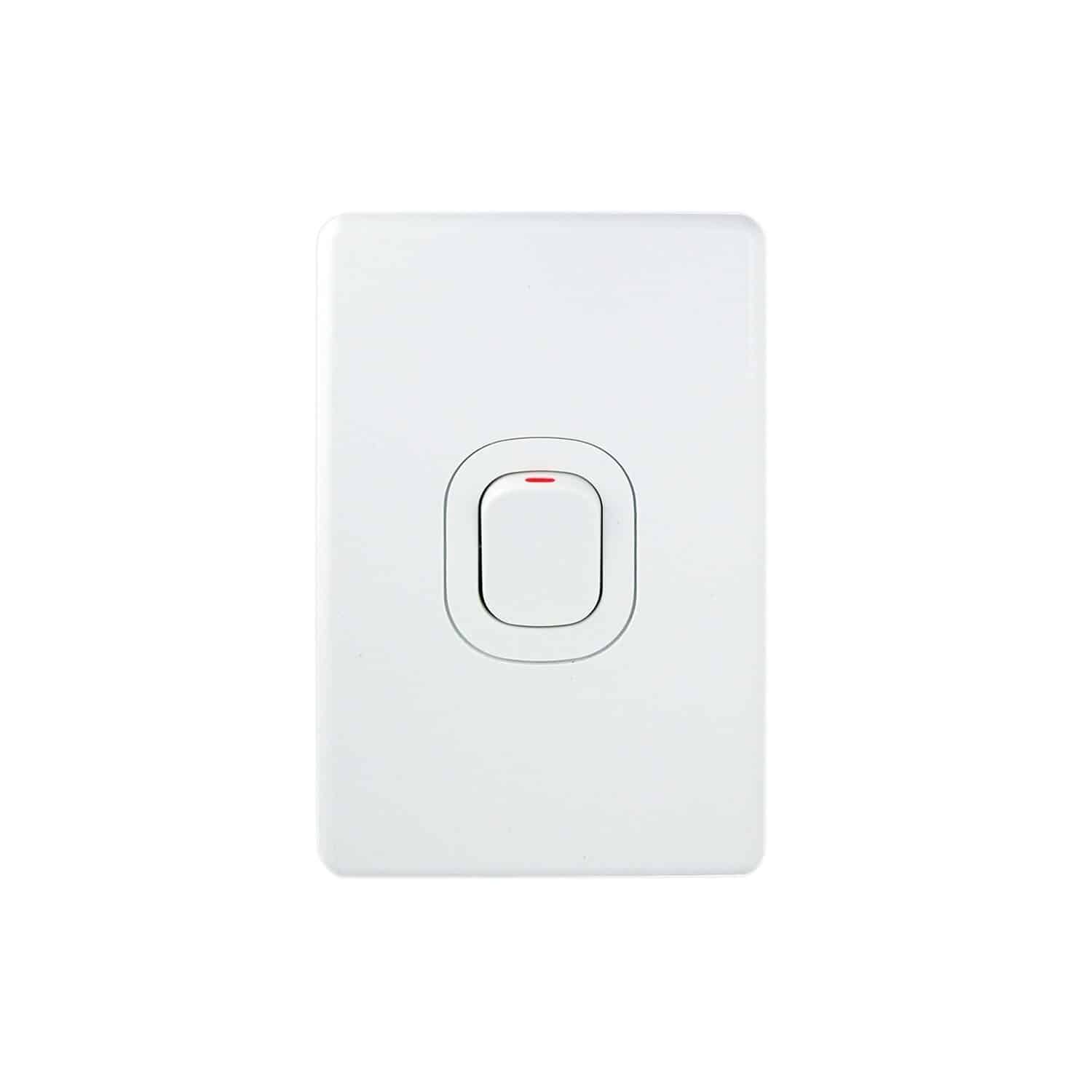 Clipsal Classic C2000 1 Gang Cooker Switch 45A White Electric | C2031/45-WE