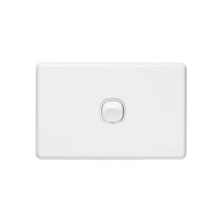 Clipsal Classic C2000 1 Gang Switch Horizontal 10A White Electric | C2031HA-WE
