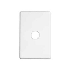 Clipsal Classic C2000 1 Gang Grid and Plate White Electric | C2031VH-WE