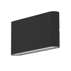SAL CARINA 10W Up/Down Wall Light Tri-Col IP65 Black | SE7150-10TC-BK