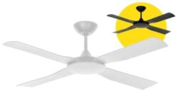 Fantech Trade Cavalier DC Ceiling Fan 4 ABS Blades 48inch (1220mm) Black | CAV48BK
