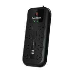 Cyberpower 8-Port Surge Protector Power Board | CPSURGE08ANZUSB