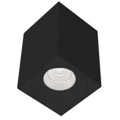 SAL DICE 9/15W LED Downlight Surface Mount Square GU10 Black | S9015-80GU10-BK