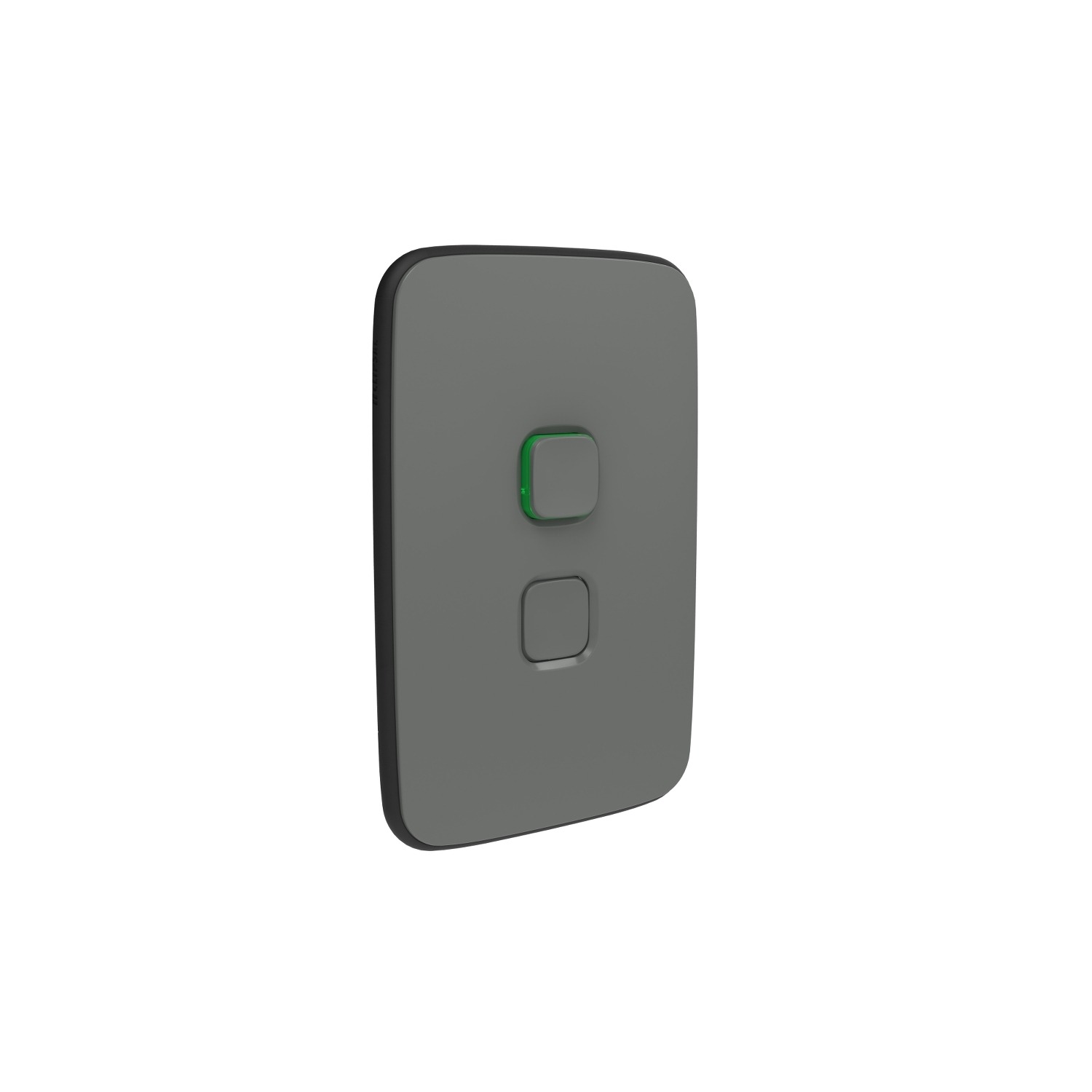 Clipsal Iconic Essence Cover Skin 1 Gang Cooker Switch Ash Grey | E3041/45C-AG