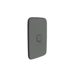 Clipsal Iconic Essence Cover Skin 1 Gang Switch Ash Grey | E3041C-AG